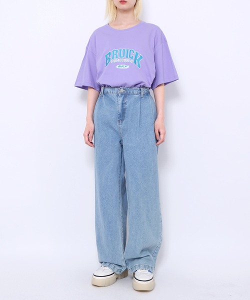 WOND（ウォンド）の「タック入りデニムパンツ（デニムパンツ・レディース・ブラック/グレー/ブルー系その他・MEDIUM/LARGE）」の10枚目の写真