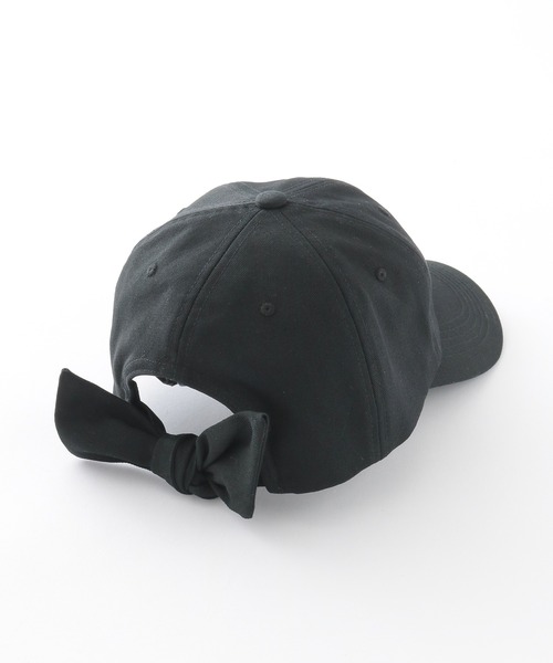 Honeys(ハニーズ)の「バックリボンキャップ(キャップ・レディース・ホワイト/ライトベージュ/ブラック/パープル系その他/ブラウン/ベージュ/ボルドー・FREE/M/S)」の10枚目の写真