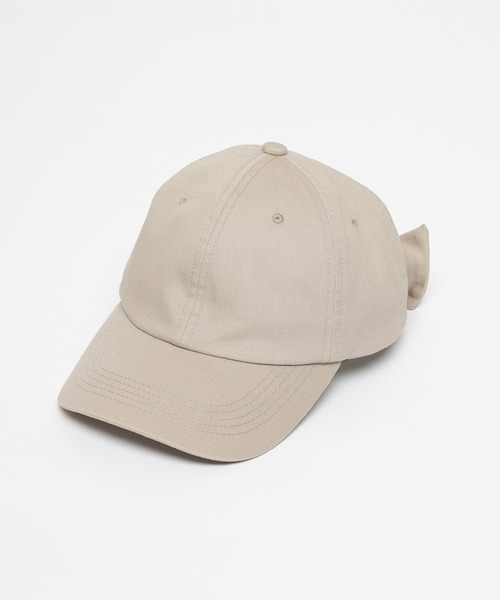 Honeys(ハニーズ)の「バックリボンキャップ(キャップ・レディース・ホワイト/ライトベージュ/ブラック/パープル系その他/ブラウン/ベージュ/ボルドー・FREE/M/S)」の17枚目の写真