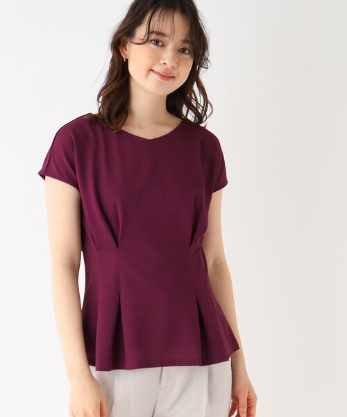 tシャツ UVカット/吸水速乾 ドライタッチモックネックT レディース UVカット/吸水速乾 ドライタッチモックネックT（カットソー