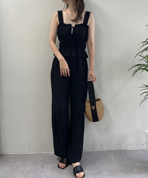 セール】フリルロンパース（サロペット/オーバーオール）｜one