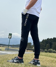 接触冷感 素材 アンクル丈 テーパードゴルフウェア ジョガーパンツ
