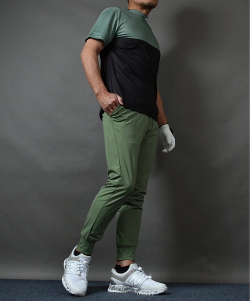 COMON GOLF(コモンゴルフ)の「接触冷感 素材 アンクル丈 テーパードゴルフウェア ジョガーパンツ(ゴルフグッズ・メンズ・チャコールグレー/グレー/ブラック/ライトカーキ・L/XL/XXXL/XXL/M)」の10枚目の写真