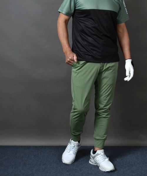 COMON GOLF(コモンゴルフ)の「接触冷感 素材 アンクル丈 テーパードゴルフウェア ジョガーパンツ(ゴルフグッズ・メンズ・チャコールグレー/グレー/ブラック/ライトカーキ・L/XL/XXXL/XXL/M)」の8枚目の写真
