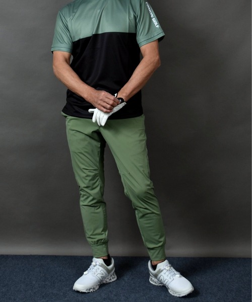 COMON GOLF(コモンゴルフ)の「接触冷感 素材 アンクル丈 テーパードゴルフウェア ジョガーパンツ(ゴルフグッズ・メンズ・チャコールグレー/グレー/ブラック/ライトカーキ・L/XL/XXXL/XXL/M)」の9枚目の写真