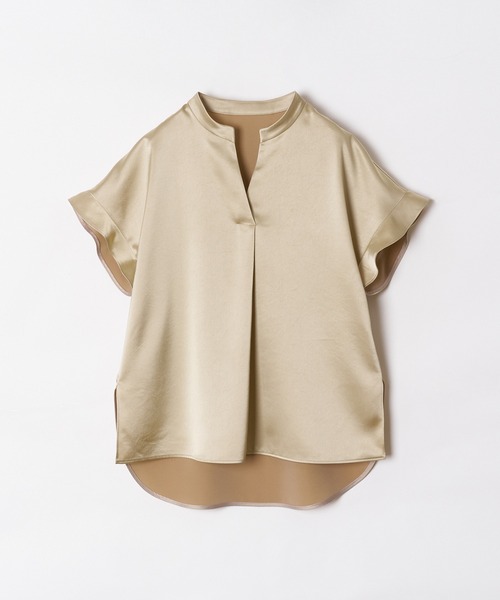 allureville　アルアバイル　スキッパーステップヘムブラウス スキッパーステップヘムブラウス | allureville (Women