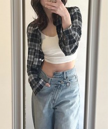 ▲Short Pocket Shirt / ショート丈シャツ クロップド丈