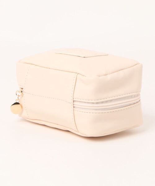 LA VORAGINE(ラ ヴォラジネ)の「マルチトラベルメイクポーチ(ポーチ・レディース・ライトベージュ/ピンク/シルバー・FREE)」の4枚目の写真
