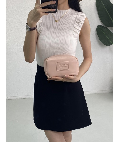 LA VORAGINE(ラ ヴォラジネ)の「マルチトラベルメイクポーチ(ポーチ・レディース・ライトベージュ/ピンク/シルバー・FREE)」の19枚目の写真