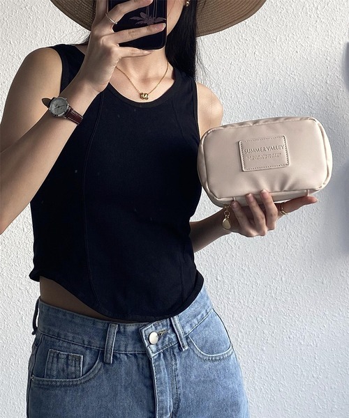 LA VORAGINE(ラ ヴォラジネ)の「マルチトラベルメイクポーチ(ポーチ・レディース・ライトベージュ/ピンク/シルバー・FREE)」の14枚目の写真