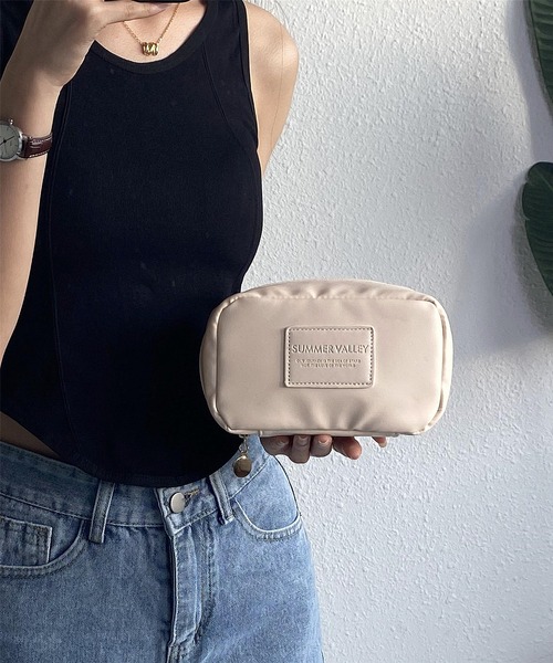 LA VORAGINE(ラ ヴォラジネ)の「マルチトラベルメイクポーチ(ポーチ・レディース・ライトベージュ/ピンク/シルバー・FREE)」の13枚目の写真