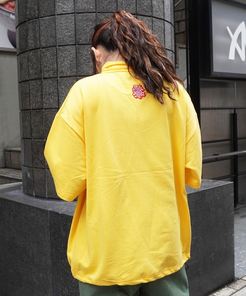 STAY GOLD（ステイゴールド）の「【STAYGOLD】ワッペン刺繍 スウェット ハーフジップ / Patch Embroidery Sweatshirt Half zip（スウェット・メンズ・スミクロ/イエロー/ホワイト系・FREE）」の6枚目の写真