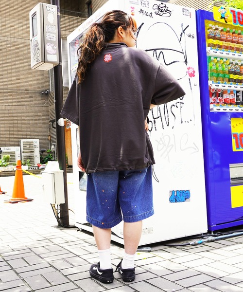 STAY GOLD（ステイゴールド）の「【STAYGOLD】ワッペン刺繍 スウェット ハーフジップ / Patch Embroidery Sweatshirt Half zip（スウェット・メンズ・スミクロ/イエロー/ホワイト系・FREE）」の11枚目の写真