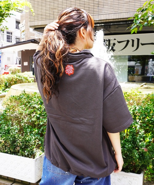 STAY GOLD（ステイゴールド）の「【STAYGOLD】ワッペン刺繍 スウェット ハーフジップ / Patch Embroidery Sweatshirt Half zip（スウェット・メンズ・スミクロ/イエロー/ホワイト系・FREE）」の8枚目の写真