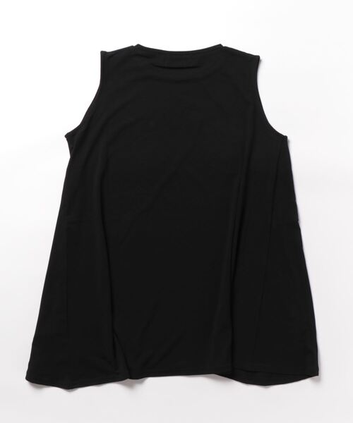 AZUL by moussy(アズールバイマウジー)の「T/F ICE CLEAN SLEEVELESS TOPS(タンクトップ・レディース・ライトグレー/ブラック・SMALL/MEDIUM)」の3枚目の写真