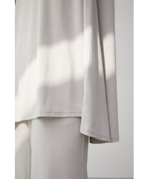 AZUL by moussy(アズールバイマウジー)の「T/F ICE CLEAN SLEEVELESS TOPS(タンクトップ・レディース・ライトグレー/ブラック・SMALL/MEDIUM)」の5枚目の写真