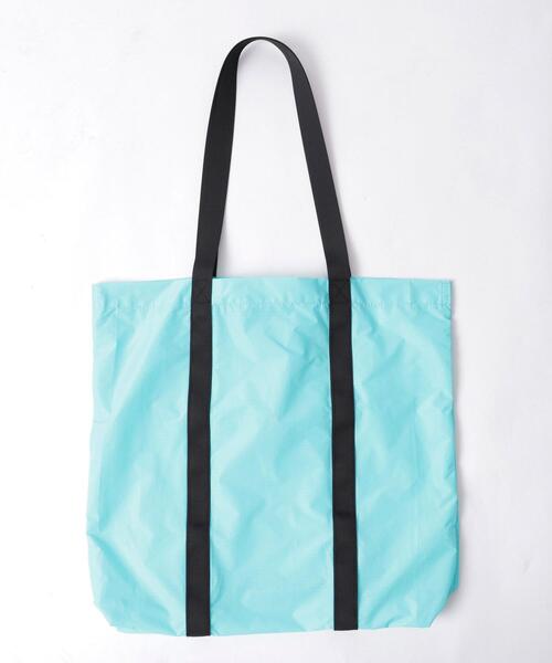 coen(コーエン)の「ナイロンリップストップパッカブルトートバッグ(トートバッグ・レディース・ライトブルー/ブラック/ホワイト・FREE)」の12枚目の写真
