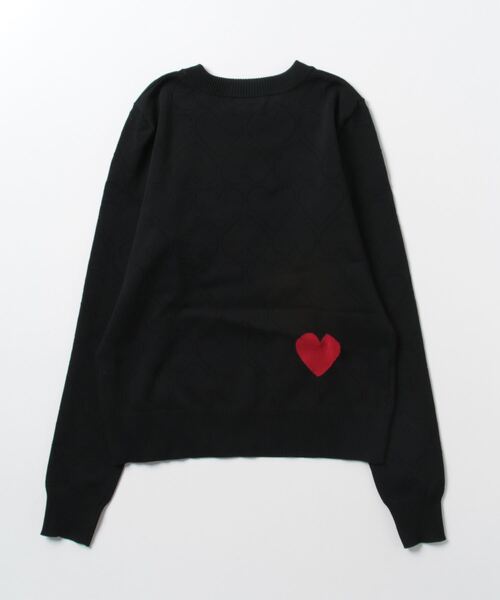 DOUBLE STANDARD CLOTHING(ダブルスタンダードクロージング)の「ハートプルオーバーニット(ニット/セーター・レディース・ブラウン/ブラック・36/38)」の16枚目の写真