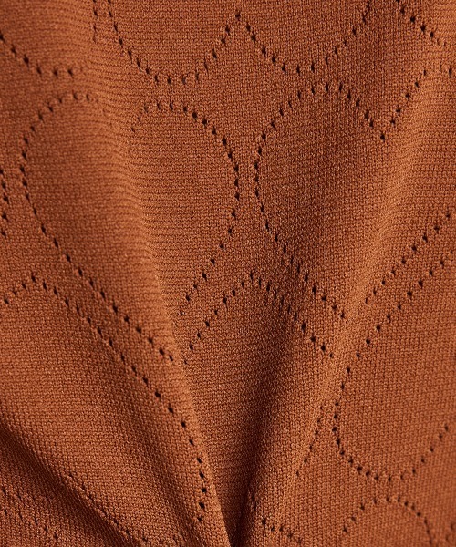 DOUBLE STANDARD CLOTHING(ダブルスタンダードクロージング)の「ハートプルオーバーニット(ニット/セーター・レディース・ブラウン/ブラック・36/38)」の11枚目の写真