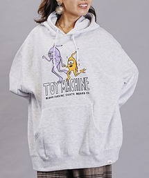【ムラサキスポーツ別注】TOY MACHINE/トイマシーン パーカー ビッグシルエット プルオーバーフーディ MTMFDSW13