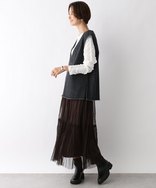 LEPSIM（レプシィム）の「ゼロかるソックス厚底ブーツ　971281（ブーツ・レディース・ブラック/ダークブラウン・MEDIUM/LARGE）」の16枚目の写真