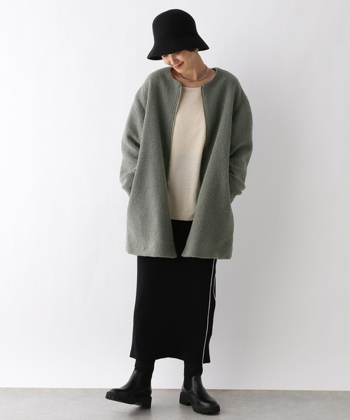 LEPSIM（レプシィム）の「ゼロかるソックス厚底ブーツ　971281（ブーツ・レディース・ブラック/ダークブラウン・MEDIUM/LARGE）」の18枚目の写真