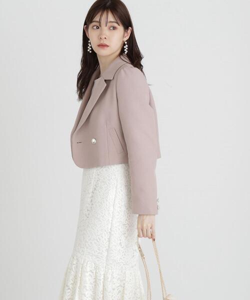 PROPORTION BODY DRESSING（プロポーションボディドレッシング）の「ショートジャケット / 1213250906（テーラードジャケット・レディース・ブラウン/グレー/ベージュ・MEDIUM/SMALL）」の10枚目の写真