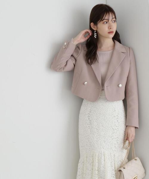 PROPORTION BODY DRESSING（プロポーションボディドレッシング）の「ショートジャケット / 1213250906（テーラードジャケット・レディース・ブラウン/グレー/ベージュ・MEDIUM/SMALL）」の11枚目の写真