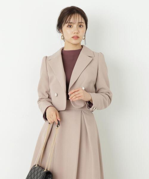 PROPORTION BODY DRESSING（プロポーションボディドレッシング）の「ショートジャケット / 1213250906（テーラードジャケット・レディース・ブラウン/グレー/ベージュ・MEDIUM/SMALL）」の14枚目の写真