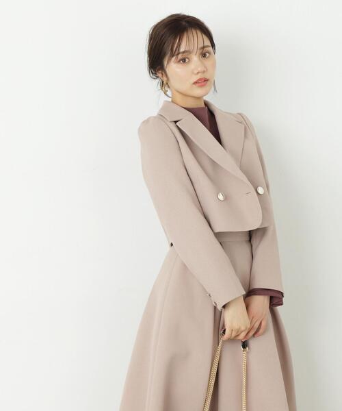 PROPORTION BODY DRESSING（プロポーションボディドレッシング）の「ショートジャケット / 1213250906（テーラードジャケット・レディース・ブラウン/グレー/ベージュ・MEDIUM/SMALL）」の15枚目の写真