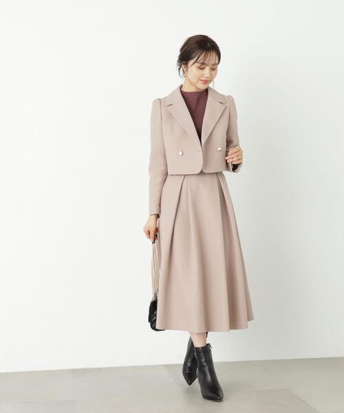 PROPORTION BODY DRESSING（プロポーションボディドレッシング）の「ショートジャケット / 1213250906（テーラードジャケット・レディース・ブラウン/グレー/ベージュ・MEDIUM/SMALL）」の16枚目の写真