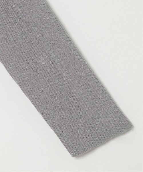 VENCEEXCHANGE（ヴァンスエクスチェンジ）の「【2点セット】レーヨンポリネックデザインリブカーディガン（カーディガン/ボレロ・レディース・ブルー/ブラック/レッド/グレー・FREE）」の5枚目の写真