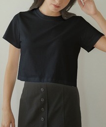 Minimal cropped Tシャツ