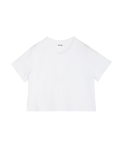 ACYM(アシーム)の「Minimal cropped Tシャツ(Tシャツ/カットソー・レディース・ブラック/ホワイト・FREE)」の3枚目の写真