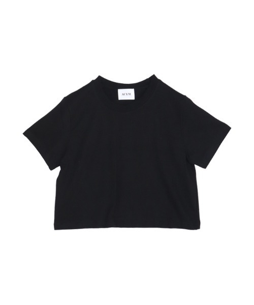 ACYM(アシーム)の「Minimal cropped Tシャツ(Tシャツ/カットソー・レディース・ブラック/ホワイト・FREE)」の4枚目の写真