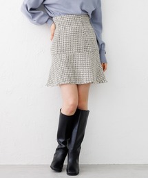 mysty woman | ツイードマーメイドミニスカート 977536(スカート)