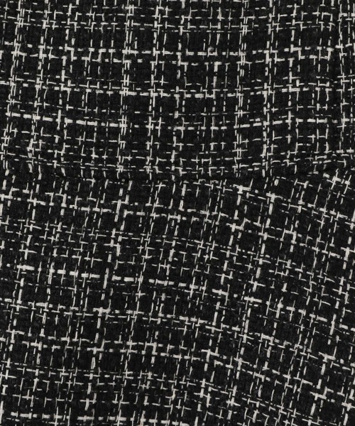 mysty woman（ミスティウーマン）の「ツイードマーメイドミニスカート 977536（スカート・レディース・ブラック/オフホワイト・FREE）」の16枚目の写真