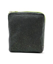 Ray BEAMS / ラメ 縦 ポーチ M