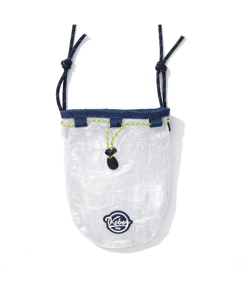 KEBOZ（ケボズ）の「CUBEN FIBER DRAWSTRING（ショルダーバッグ・メンズ・グリーン/ブラック/クリア/ブルー・FREE）」の7枚目の写真