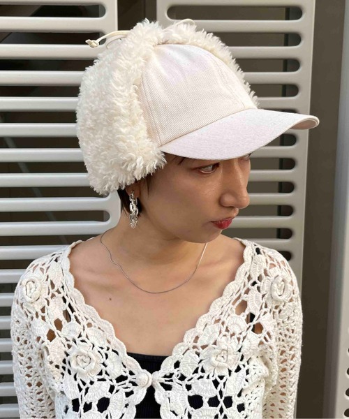 CONTROL FREAK / CTFK（コントロールフリーク）の「CONTROL FREAK(コントロールフリーク)イヤカバーツイルキャップ（キャップ・レディース・ネイビー/アイボリー・FREE）」の16枚目の写真