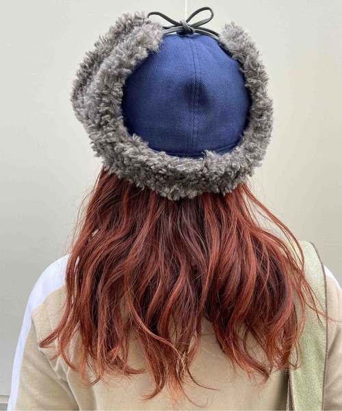 CONTROL FREAK / CTFK（コントロールフリーク）の「CONTROL FREAK(コントロールフリーク)イヤカバーツイルキャップ（キャップ・レディース・ネイビー/アイボリー・FREE）」の14枚目の写真