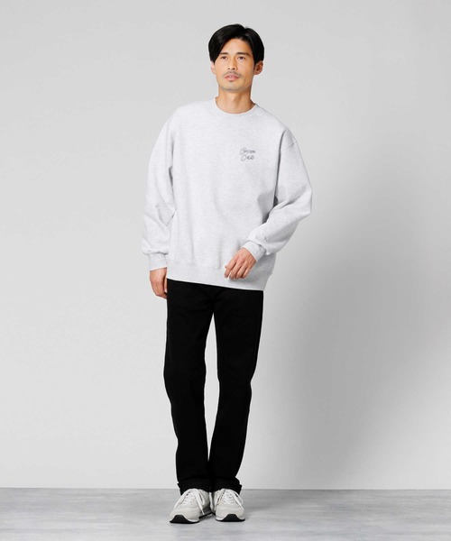 Right-on(ライトオン)の「BACK EMBROSWEATSHIRT(スウェット・メンズ・オフホワイト/ブラック・M/XL/L)」の4枚目の写真