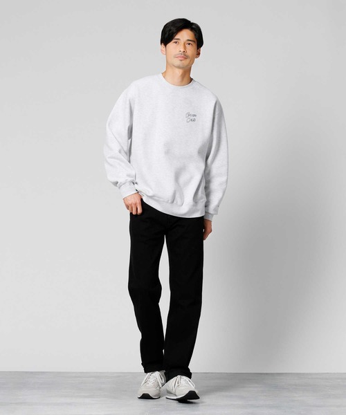 Right-on(ライトオン)の「BACK EMBROSWEATSHIRT(スウェット・メンズ・オフホワイト/ブラック・M/XL/L)」の5枚目の写真