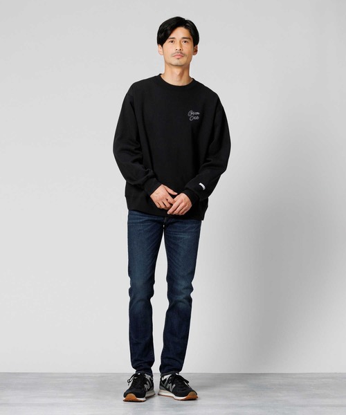 Right-on(ライトオン)の「BACK EMBROSWEATSHIRT(スウェット・メンズ・オフホワイト/ブラック・M/XL/L)」の6枚目の写真