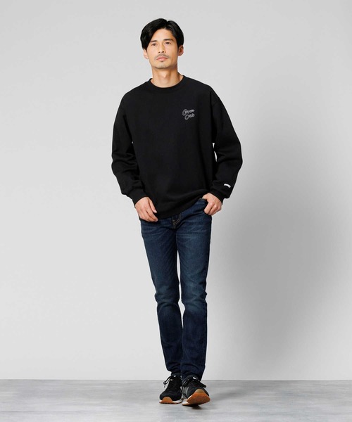 Right-on(ライトオン)の「BACK EMBROSWEATSHIRT(スウェット・メンズ・オフホワイト/ブラック・M/XL/L)」の7枚目の写真
