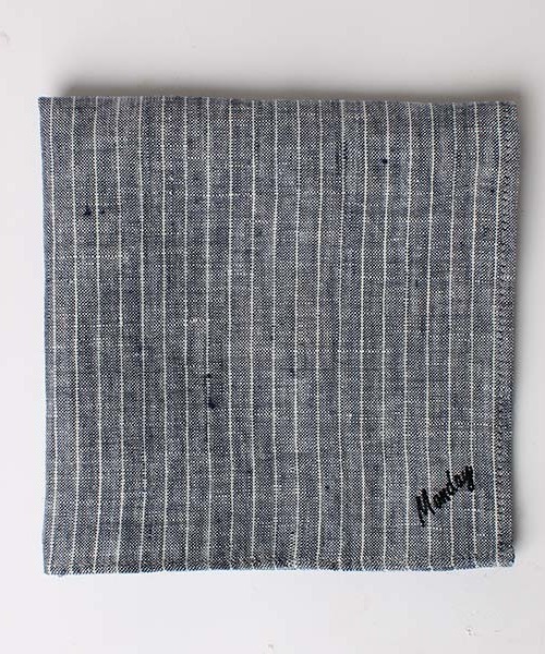 GEORGE'S（ジョージズ）の「WEEKハンカチ（ハンカチ/ハンドタオル・メンズ・ホワイト系1/ベージュ系1/グレー系1/ブルー系1/ブルー系2/グレー系2/ホワイト系2・FREE）」の4枚目の写真