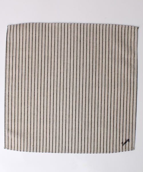 GEORGE'S（ジョージズ）の「WEEKハンカチ（ハンカチ/ハンドタオル・メンズ・ホワイト系1/ベージュ系1/グレー系1/ブルー系1/ブルー系2/グレー系2/ホワイト系2・FREE）」の9枚目の写真