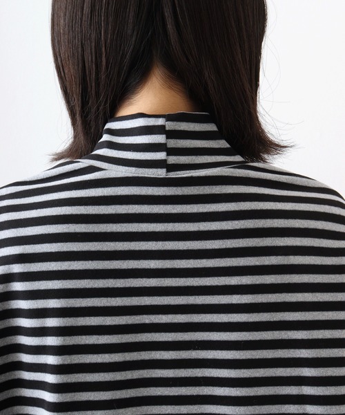 BRODIAEA(ブローディア)の「BRODIAEA 起毛ボーダープルオーバー(Tシャツ/カットソー・レディース・ネイビー/グリーン/ブラック・40)」の20枚目の写真