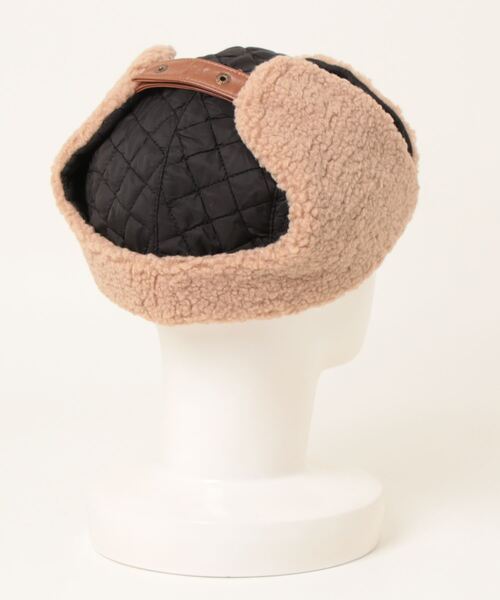 VIBGYOR（ヴィブジョー）の「【LAMPOON】キルティングフライトキャップ（キャップ・レディース・ブラック/アイボリー・FREE）」の10枚目の写真