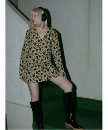 AMAIL | Mini flower box dress(サロペット/オーバーオール)